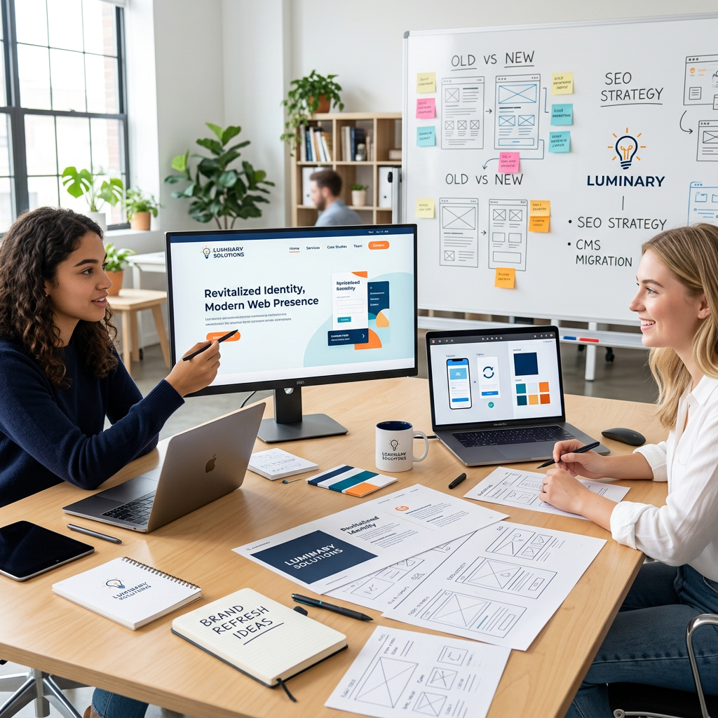 Brand and website refresh cost for service businesses